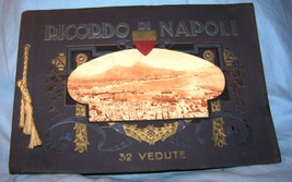 Vintage Ricardo di Napoli-32 Verdue (Views) of Italy-Sepia Pictures Booklet - £20.85 GBP