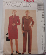 McCall’s Misses’ Lined Jacket Pants &amp; Skirt Size B 18-22 #9568 1998 Uncut - $6.99