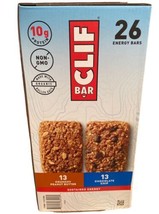 CLIF BAR -Chocolate Chip-Crunchy Peanut Butter, Protein, Energy, 26 Ct Bb 06/24 - £23.87 GBP