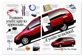 Dodge Caravan Features to Appreciate Vintage 1997 2-Page Print Magazine Ad - $12.30
