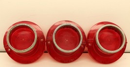 Lot of 3 OEM 1964 Chevrolet Belair Tail Stop Directional Light Lens 5955340 - $31.01