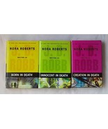 Nora Roberts J D Robb 3 Hardcover Books Death Series Born, Innocent &amp; Cr... - $25.73