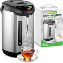 NutriChef PKWK43.5 Insulated Stainless Steel Hot Water Urn Pot (Open Box) - $42.29