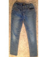 Lucky Brand Girls Size 12 Straight Leg Blue Jeans Natural Waist - £6.96 GBP