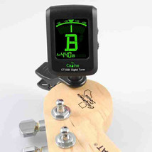 Caline CT-03B Guitar Clip-On Tuner Electronic with Digital LCD Black display New - £9.42 GBP