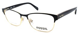 Fossil FOS 7007 807 Women&#39;s Eyeglasses Frames 52-16-140 Black / Gold - £35.21 GBP