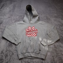 Gildan  Mens Wildcats Hoodie Sweatshirt Youth S Gray Casual Athletic Activewear - $17.80