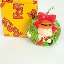 Vintage Wimpy Wreath Ornament The Popeye Collection with Damaged Box - £19.45 GBP