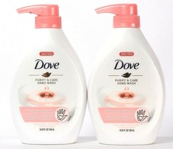 2 Bottles Dove 18.59oz Limited Edition Purify &amp; Care Locks In Moisture H... - £14.93 GBP