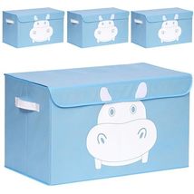 Katabird Hippo 4xSet Toy Storage Box for Boy and Girl - 16x12x40 Toy Che... - £39.10 GBP