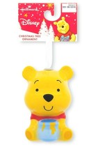 Hallmark Disney Winnie the Pooh Decoupage Shatterproof Christmas Ornament NWT - £8.02 GBP