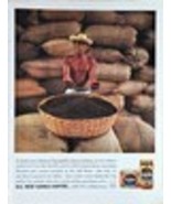 SANKA COFFEE NEW BLEND - Aroma Roast - Regular Grind -1962 VTG Print Ad - $206.37 MXN