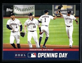 2021 Topps Opening Day #OD-12 - Houston Astros - July 24, 2020 - £0.78 GBP