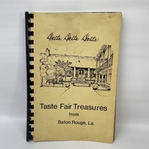 Vintage 1981 Tri Delta Taste Fair Treasures Baton Rouge Louisiana Cookbook Cajun - £14.91 GBP