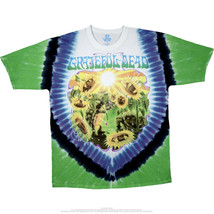 Grateful Dead Sunflower Terrapin Tie-Dye ~ by Liquid Blue ~ 2XL ~ Brand ... - £26.74 GBP