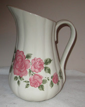 Gibson housewares Pitcher Roseland pink roses 20oz - £22.00 GBP