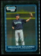 2006 1ST Bowman Chrome Baseball Trading Card BC60 Oswaldo Navarro Mariners - £6.56 GBP