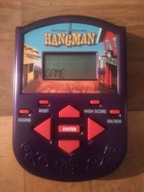 VINTAGE Milton Bradley MB Hangman Electronic Handheld Game 1995 Tested Works - £7.90 GBP