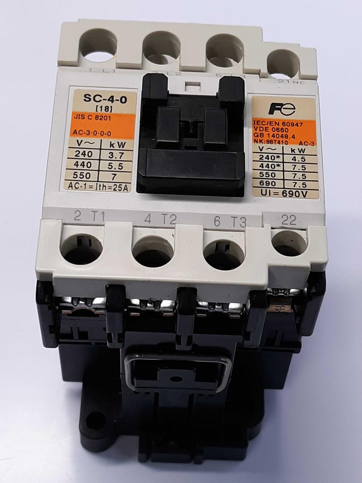 Fuji SC-4-0 Contactor 110v 50/60 Hz  - $49.00