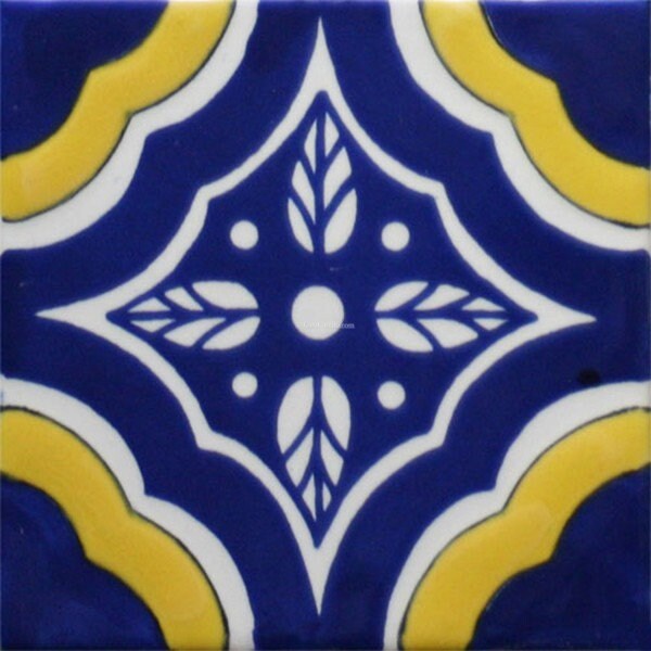 POOL TILES Mexican Talavera Ceramic Frost Proof Handcrafted Tiles - Tule... - $199.00