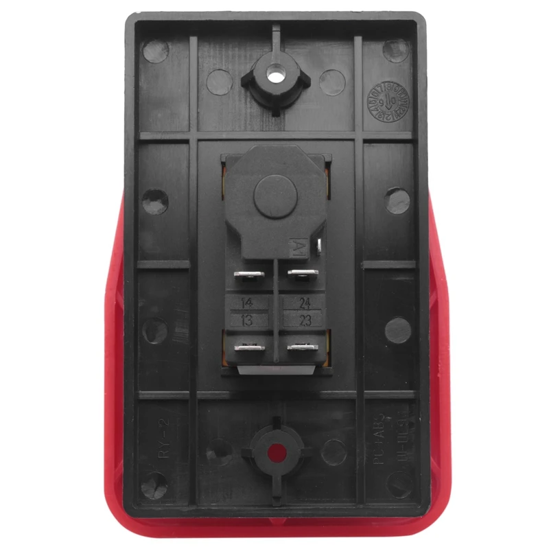 House Home 2X Off-On Red Cover Emergency Stop Push Aon Switch 16A Power-Off/Unde - £49.56 GBP