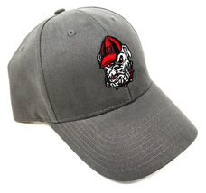 MVP UGA Georgia Bulldogs Mascot Logo Dark Grey Curved Bill Adjustable Cap - £23.07 GBP