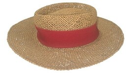 Vintage Peter Grimm Headwear USC TROJANS Gambler Crown 3.5″ Brim Straw Sun Hat image 3