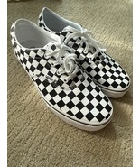 Vans Off The Wall Black White Checkerboard Sneaker Shoes 721356 Women’s 9.5 - $620.75 MXN