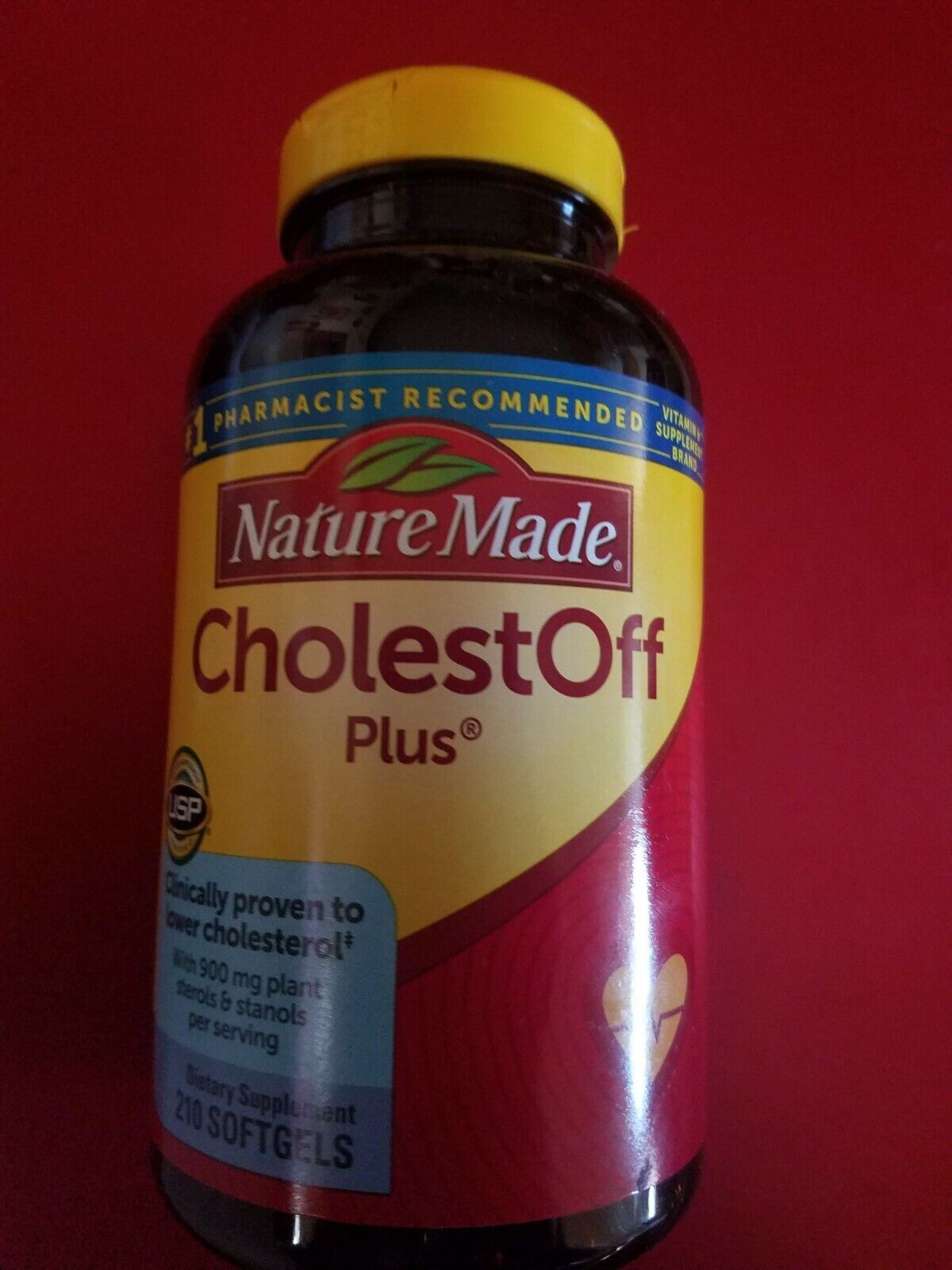 NATURE MADE CHOLEST OFF PLUS 210 SOFTGELS CLINICALLY PROVEN TO LOWER CHOLESTEROL - £29.55 GBP