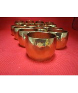 NAPKIN RINGS set of 16, brass holders, 2 x 1&quot; - €25,01 EUR
