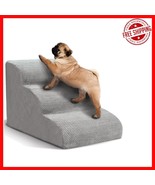 Stylish Foam Pet Steps for Small Dogs - 3 Tiers &amp; Extra Wide Non-Slip De... - $1,064.44 MXN