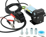 Gasoline Oil Fuel Transfer Pump with Connection Cables, Upgraded Reversi... - $146.71