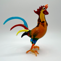 New Collection, Murano Glass Handcrafted Unique Custom Designed Rooster Figurine - £52.40 GBP