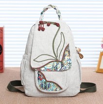 The New National Girl Backpack Canvas Mini Backpack Literary Fan Travel Bag Pers - £61.62 GBP