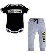 Official Army Licensed 2-Piece Baby Jogger Set - Soft Preshrunk Cotton - £19.60 GBP