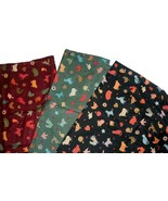 VTG Concord Calico Folk Farm Animals Roosters Cows Pigs Fabric BTY OOP Y... - $13.66 CAD