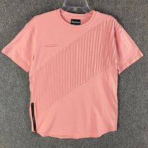 Unlimited Champions T-Shirt Men&#39;s Medium Short Sleeve Pink Cotton Blend M - $15.34 CAD