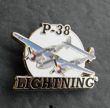 LIGHTNING P-38 FIGHTER AIRCRAFT LAPEL PIN 1.3 inches - £4.54 GBP