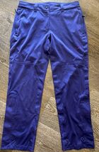 Nike Golf Storm Fit 10 Pants Womens M Purple Waterproof Snap Zip Ankle B... - $22.37
