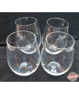 Set Of 4 Roly Poly Table Glasses, Mid Century Modern c.1950s, Mint Condi... - $38.38 CAD