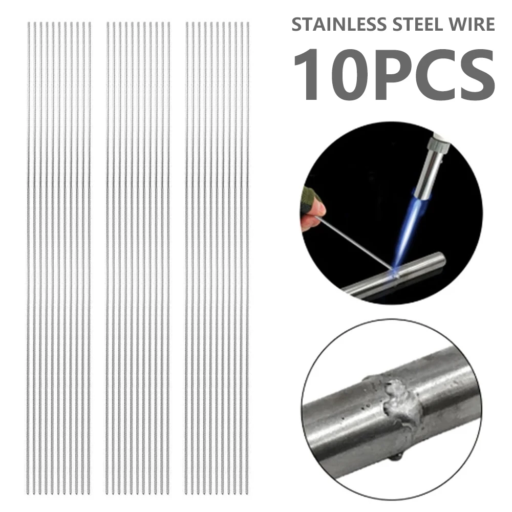 10pcs Stainless Steel Welding Rod Easy Melt Welding Bars 1.2/1.6/2.4mm D... - $130.83