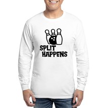 SPLIT HAPPENS Men&#39;s Long Sleeve T-Shirt - $40.00