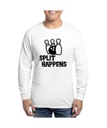 SPLIT HAPPENS Men&#39;s Long Sleeve T-Shirt - $54.70 CAD
