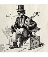 1914 Old Experiment Sykes Political Cartoon WW1 Golden Eggs Business Con... - $477.84 MXN 1914 Old Experiment Sykes Political Cartoon WW1 Golden Eggs Business Con... - $477.84 MXN