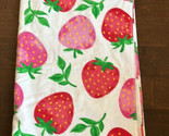Deborah Connolly Designs Beach Towel Strawberry Print cotton Blend 36”x68&quot; - £27.96 GBP