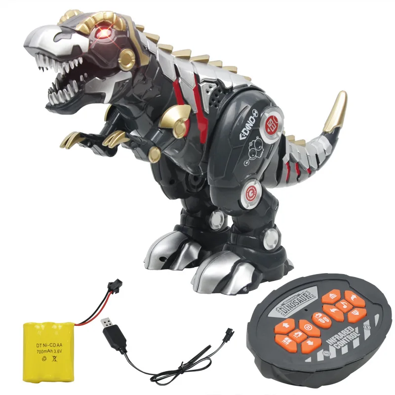 Rc dinosaur kids toys light music intelligent Robot dinosaurio Tyrannosaurus - £64.54 GBP