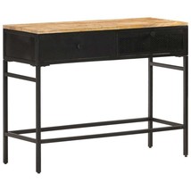 vidaXL Sideboard Black, Natural Mango Wood - €168,48 EUR