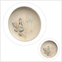 Vintage RED WING Dinner Plates Bob White Quail Stoneware Mid Century 10 3/4”D - £58.38 GBP