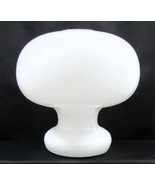 Vintage White Murano Glass Mushroom Table Lamp circa 1960s - $1,221.10 CAD