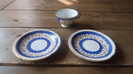 Vintage Blue Porcelain Espresso Tea Cup by Rosenthal Selb-Bavaria 2.75&quot; ... - $17.81